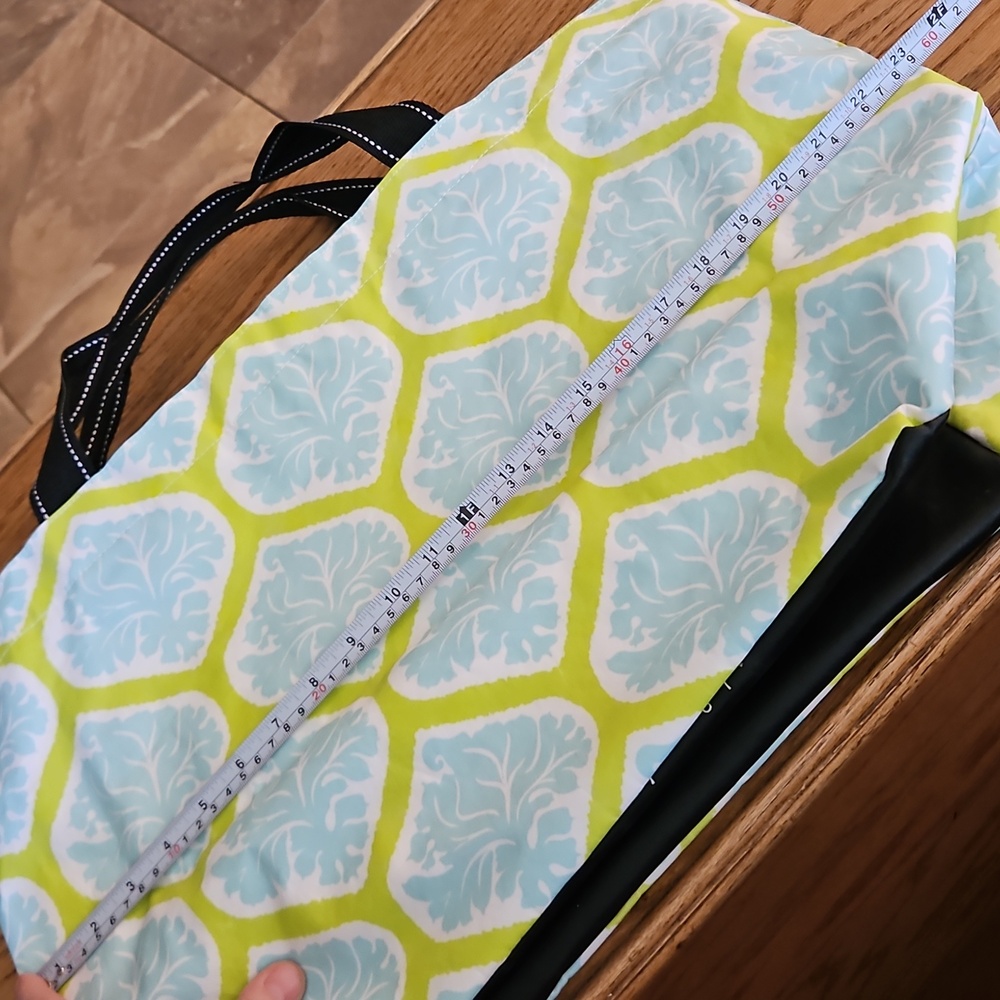 Scout Weekender Bag Tote Inna Garden Aqua and Lime Damask Carryon Travel Storage - Picture 12 of 14